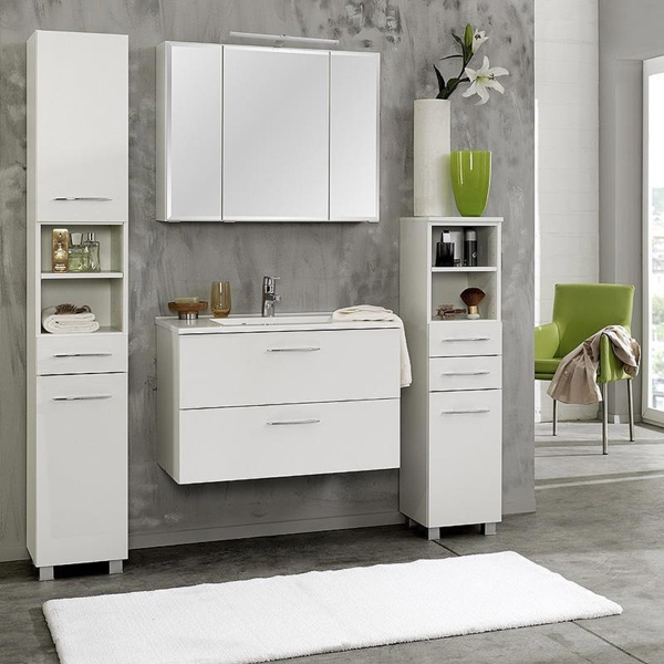 Midischrank 'Portofino', weiß, B/H/T ca. 30/122/35 cm Bild 10