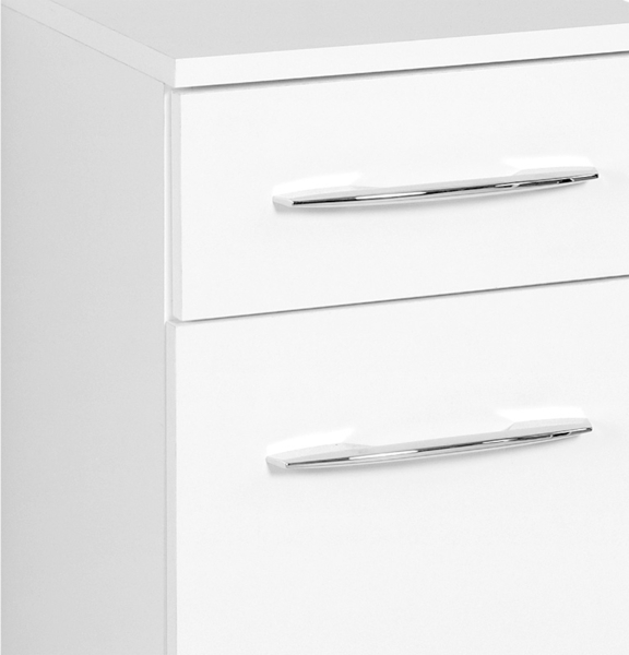 Midischrank 'Portofino', weiß, B/H/T ca. 30/122/35 cm Bild 3