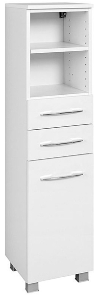 Midischrank 'Portofino', weiß, B/H/T ca. 30/122/35 cm Bild 6