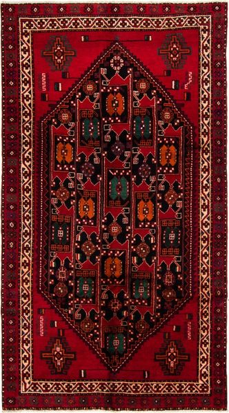 Perserteppich - Nomadic - 292 x 166 cm - rot