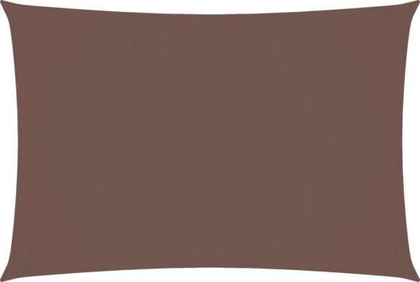 vidaXL Sonnensegel Oxford-Gewebe Rechteckig 2,5x4,5 m Braun 135813