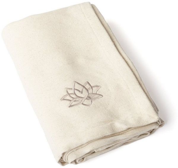Wohndecke Yogadecke SHAVASANA, Baumwolle natur, bodhi