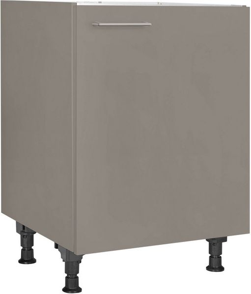 nobilia® Spülenschrank "Laser", Ausrichtung wählbar, vormontiert, in den Breiten 45 und 60 cm, mit höhenverstellbaren Sockelfüßen