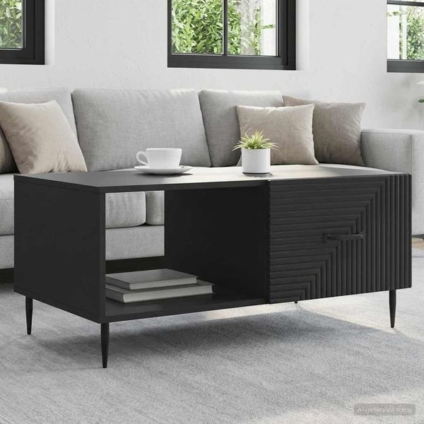 vidaXL Couchtisch Schwarz 90 x 50 x 40 cm Holzwerkstoff 894956