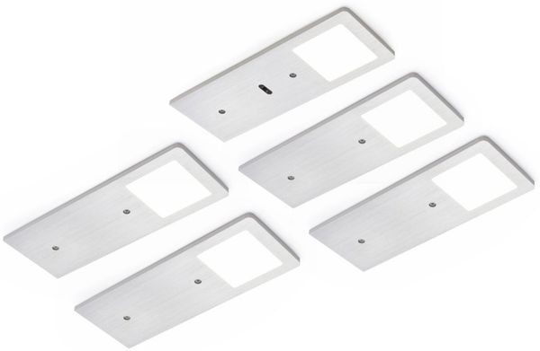 AstraLED SE Set-5 Unterbodenleuchten im Aluminiumgehäuse 3000 K warmweiß / Nischenleuchten / Lumica