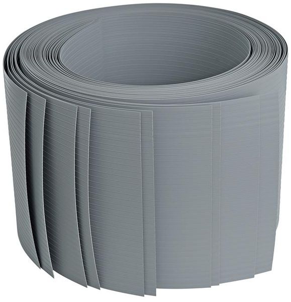 Sichtschutz Zaunblende Hart PVC Sichtschutzstreifen 10er Set Zaunfolie Grau