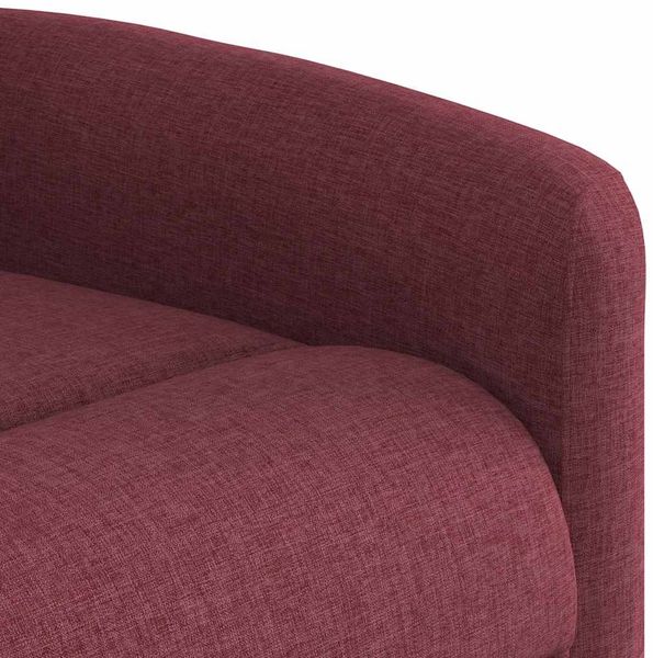 vidaXL Relaxsessel Elektrisch Weinrot Stoff 3303177 Bild 11