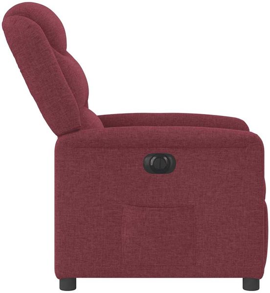 vidaXL Relaxsessel Elektrisch Weinrot Stoff 3303177 Bild 6