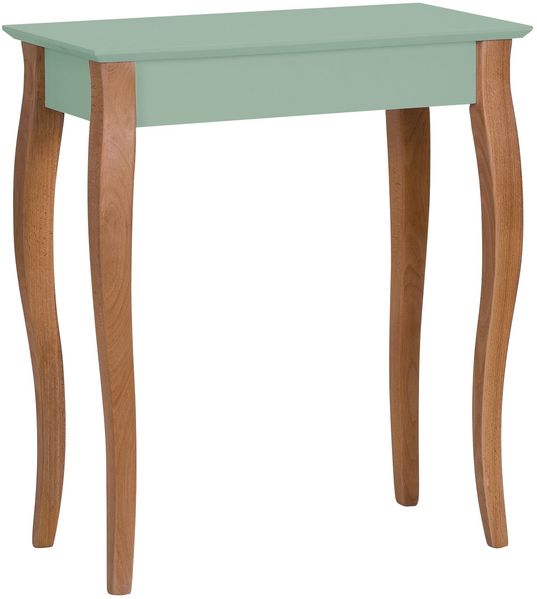 Ragaba 'Lillo' Konsole, MDF & Massives Buchenholz, 65x35 cm, Salbei Grün