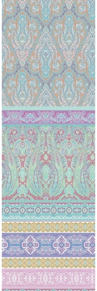 Plaid Plaid, fleuresse, Mako Satin, in Gr. 180x270 cm, Plaid