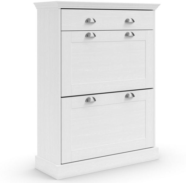 Home affaire Schuhschrank Motala mit 2 Klappen u. 1 Schublade, Platz für 12-14 paar Schuhe, Höhe 105 cm