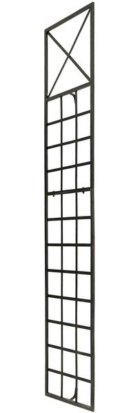 Rankgitter HILDE - 40 x 2 x 198 cm, Metall, Bronze | Rankhilfe Kletterpflanzen Gartendekoration