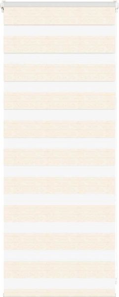 vidaXL Doppelrollo Marmorbeige 60x100 cm Stoffbreite 55,9 cm Polyester 4014617