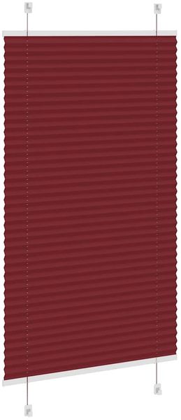 vidaXL Plissee Bordeauxrot 80x150 cm Stoffbreite 79,4 cm Polyester 4015241 Bild 4