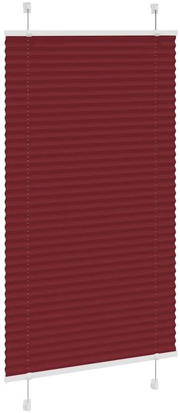 vidaXL Plissee Bordeauxrot 80x150 cm Stoffbreite 79,4 cm Polyester 4015241 Bild 3