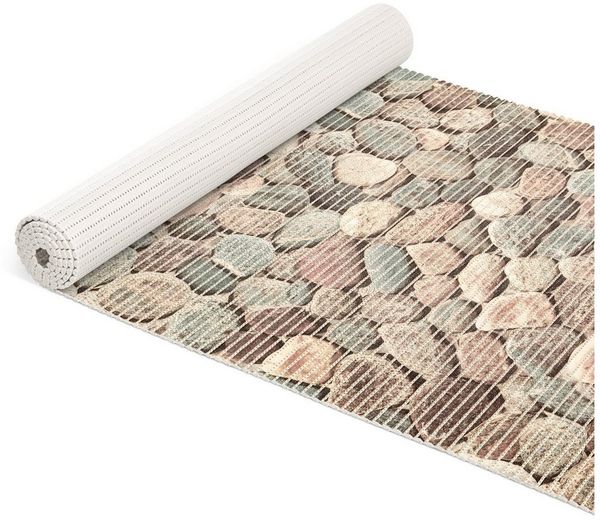 ANRO Schaum-Badematte Antirutschmatte Weichschaummatte Badezimmer Entspannung, Höhe 5 mm, strapazierfähig, Drainage Effekt, Rillen, wasserdurchlässig, rutschhemmend, pflegeleicht, Weich, Rutschfest, Rutschhemmend, Schnelltrockend, mit Drainagelöchern, ...