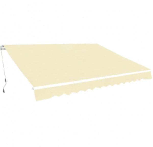 vidaXL Gelenkarmmarkise 600 cm Cremeweiß 276353