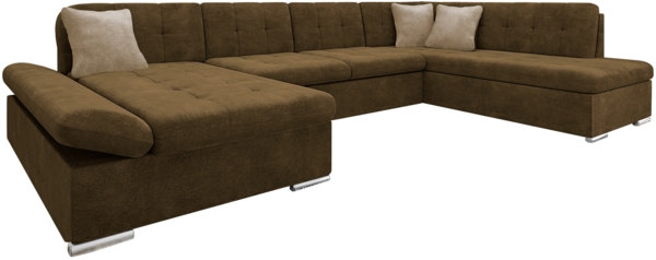 Wohnlandschaft Bergen (Farbe: Wave 09 + Wave 09 + Wave 02, Seite: Links)