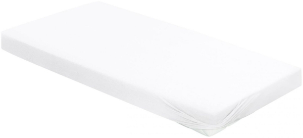 Irisette Kuschel-Jersey Spannbetttuch Vesuv 0012 weiss 190x200 cm 12-81 weiss