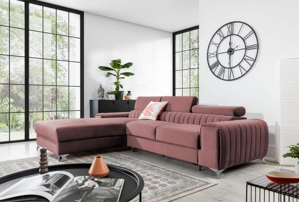 Wohnideebilder Grayson Rosa Ecksofas & Eckcouches CO-GRA-LT-24VE
