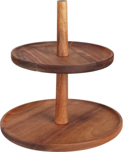 Etagere Bambus zwei Etagen EH Bild 2