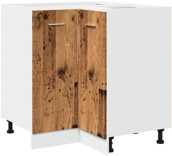Küchenunterschränk, Küchenschrank Altholz-Optik 75,5x75,5x81,5 cm Holzwerkstoff