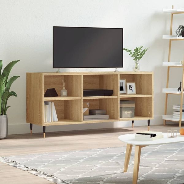 vidaXL TV-Schrank Sonoma-Eiche 103,5x30x50 cm Holzwerkstoff 826983
