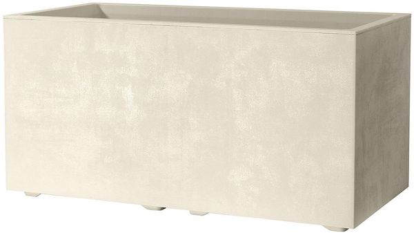 XL Pflanzkasten Millennium 73 L in Creme mit Tolle Naturstein Optik