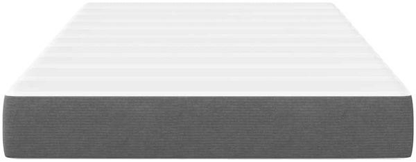 vidaXL Bettmatratze mit Matratze Hellgrau 120 x 200 cm Stoff 42008281 Bild 6