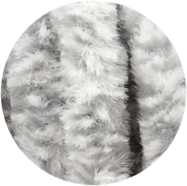 Flauschvorhang in Sondergröße - Türvorhang Breite: 120cm - Länge: 300cm, Hellgrau Meliert Bild 8