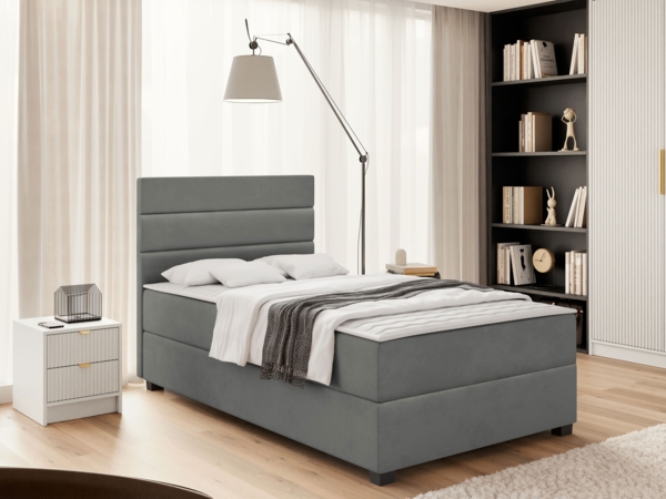 Boxspringbett Emprio (Farbe: Manila 16, Größe: 90 x 200)