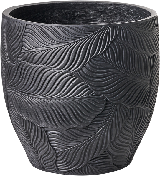 Blumenkübel BAIYUN 42 cm Schwarz