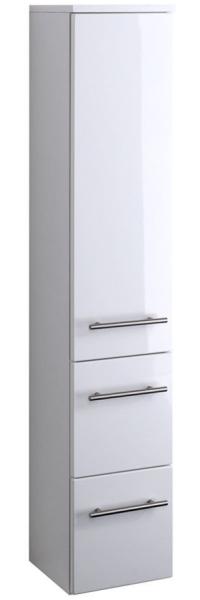 Midischrank UDINE-03, Hochglanz weiß, B x H x T ca.: 25 x 130 x 27cm