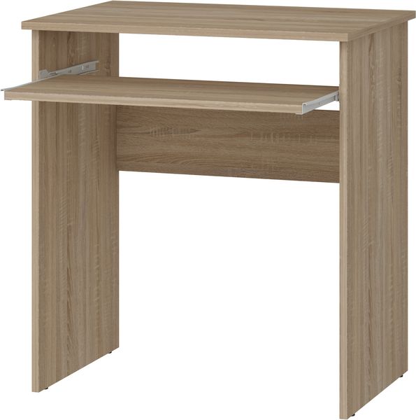 Shefa Line LUNA Schreibtisch Computertisch 68x50x75 cm Sonoma Eiche mit Tastaturauszug