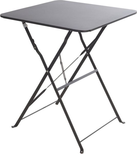 Koopman Klapptisch Gartentisch Campingtisch Falttisch Klapptisch 60x60 cm (1-St), Quadratisch, Matt, 71cm Hoch, Klappbar, Modern