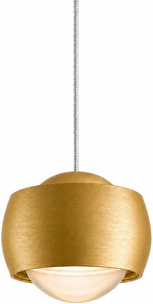 s.luce Beam LED Hängeleuchte Ø 8cm Gold