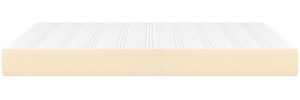 vidaXL Taschenfederkernmatratze Mittel Creme 140x190x20 cm Stoff 347779 Bild 4