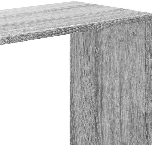vidaXL Bücherregal 5 Böden Grau Sonoma 45x23,5x162,5 cm Holzwerkstoff 852785 Bild 6