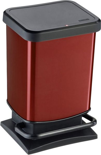 Rotho 'Paso' Treteimer, Kunststoff, 20 Liter, Rot Bild 2