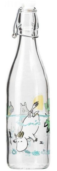 Muurla Trinkflasche Glasflasche Mumins Fun In The Water (0,5 L)