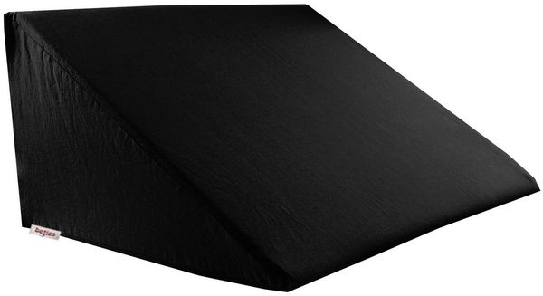 Keilkissenbezug schwarz 100% Baumwolle Big Comfy beties "Basic"