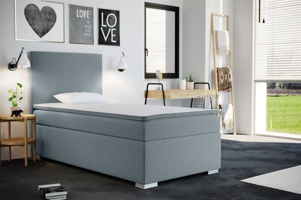 Boxspringbett BRIX Mint 90x200 cm inkl. Bettkasten