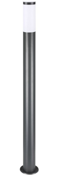 monzana Gartenleuchte, Wegeleuchte, Edelstahl 100cm Strom Außenlampe Stehend Standleuchte Außen Anthrazit