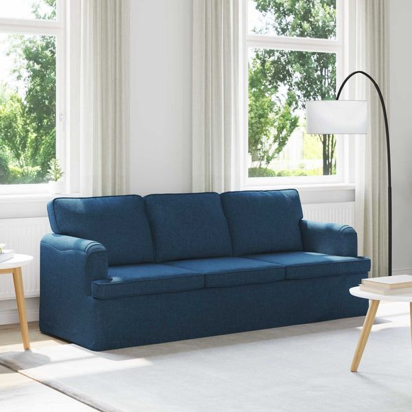 vidaXL Sofa Blau 201 x 80 x 85 cm Stoff 42024503