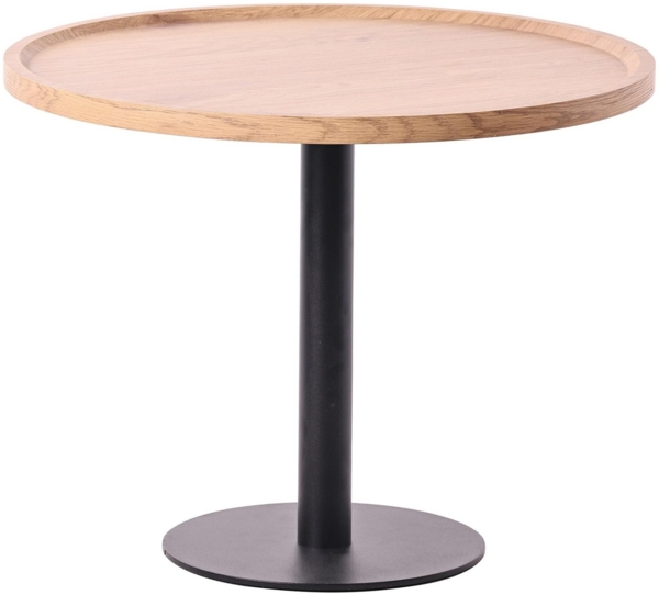 TPFLiving Beistelltisch Arden (Besonderheiten: Bodenschoner, ineinander stellbar, Maße Größe M (TxBxH): 40 x 40 x 40cm - Farbe: natura), Maße Größe L (TxBxH): 50 x 50 x 45cm - Farbe: natura