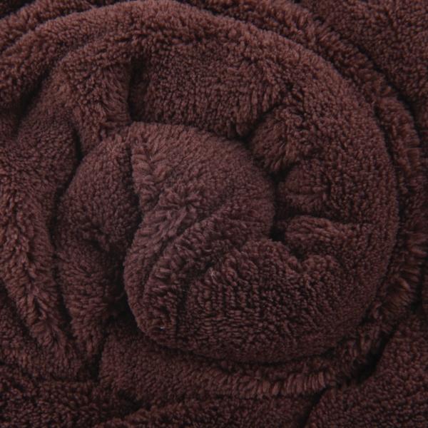 Kuscheldecke supersofte Tagesdecke vielseitig verwendbare Microfaser-Decke, flauschig und anschmiegsam in vielen verschiedenen modischen Farben erhältlich (braun - schokobraun / 150x200 cm) Bild 5