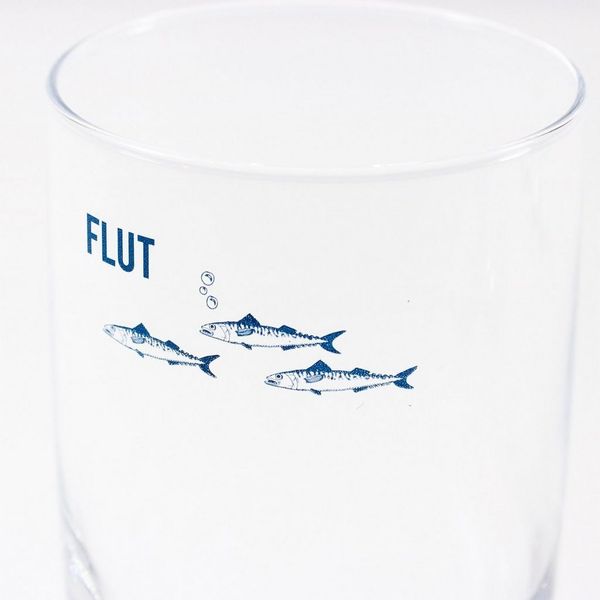 Bow & Hummingbird Longdrinkglas Kristallglas Ebbe & Flut, Kristallglas