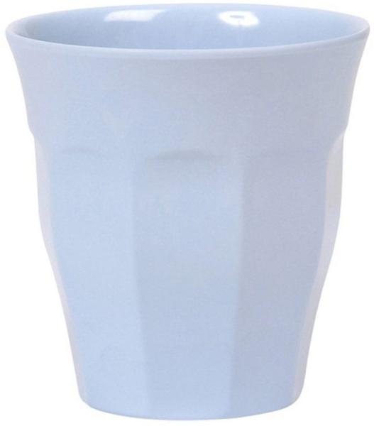 RICE A/S Becher Rice Becher Melaminbecher aus 100% Melamin Soft Blue medium