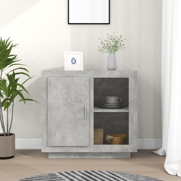 vidaXL Sideboard Betongrau 80x40x75 cm 811830