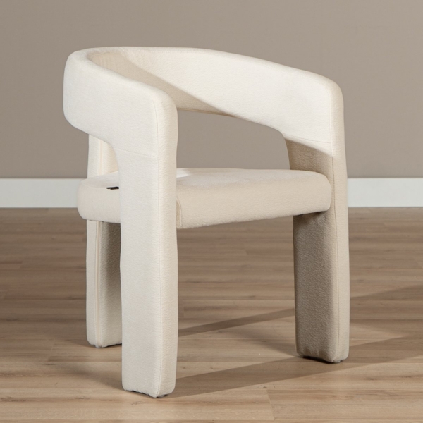 Bronx71 Esszimmerstuhl Bibi Chenille off white